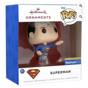 Hallmark Funko Pop Superman Christmas Ornament DC Walmart Exclusive NIB